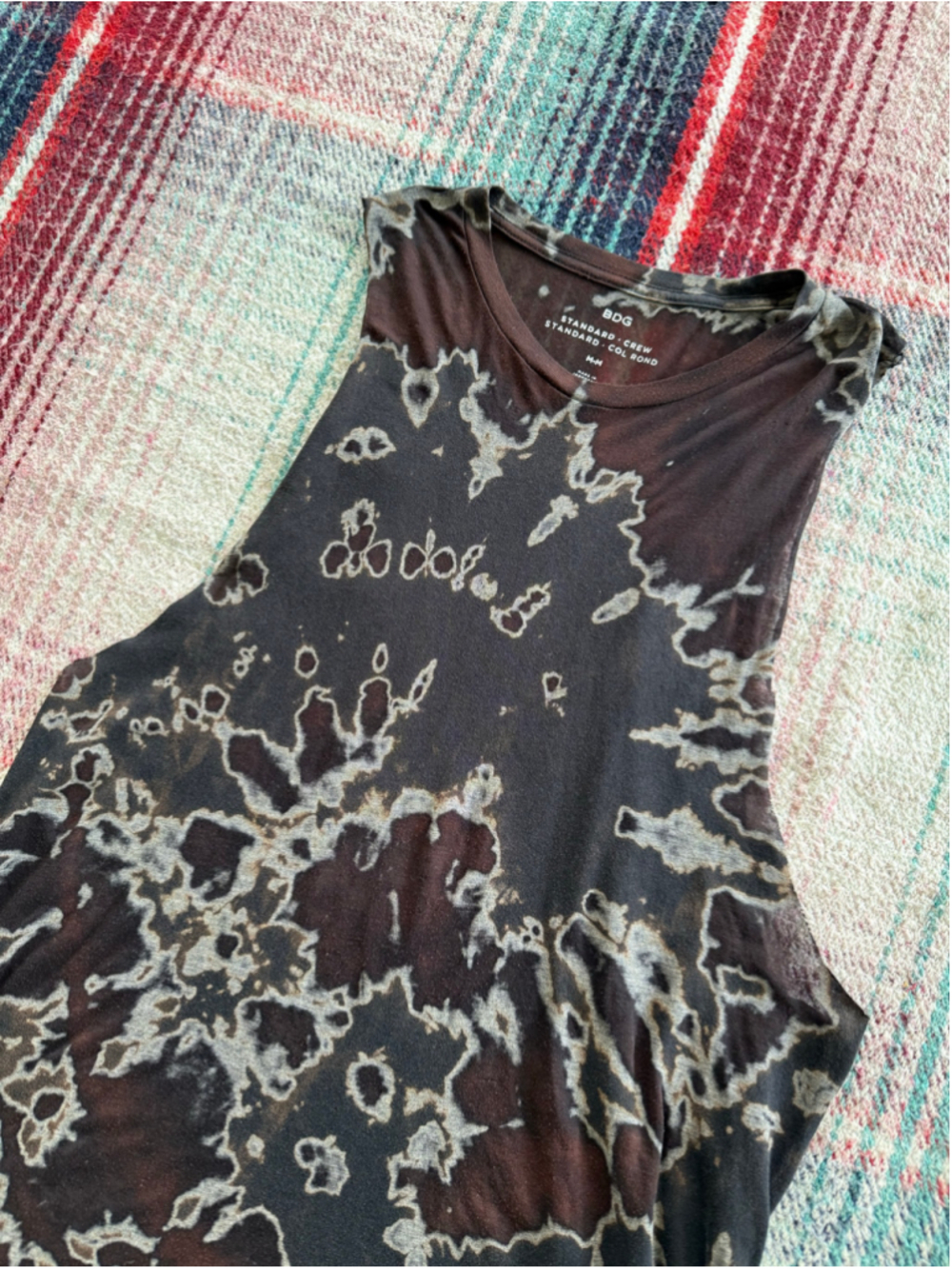 BDG Bleach Dyed Tank Top M